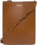 Jil Sander Bruine Leren Crossbody Tas Brown Dames - Thumbnail 7