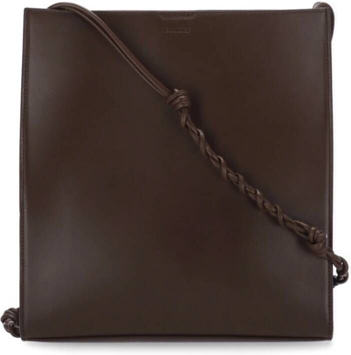 Jil Sander Crossbody zak Bruin Heren