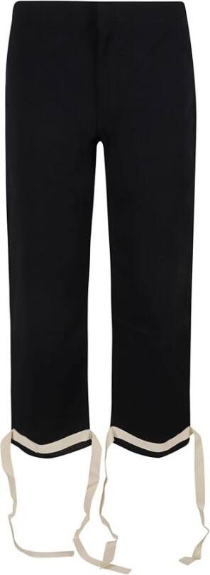 Jil Sander Denim Broek 66 Zwart Dames