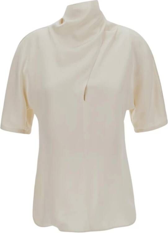 Jil Sander Dolman Mouwen Blouse Beige Dames