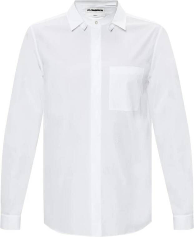 Jil Sander Formeel overhemd White Heren