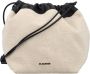 Jil Sander Natuurlijke Trekkoord Crossbody Tas Beige Dames - Thumbnail 1