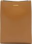 Jil Sander Bruine Leren Crossbody Tas Brown Dames - Thumbnail 5