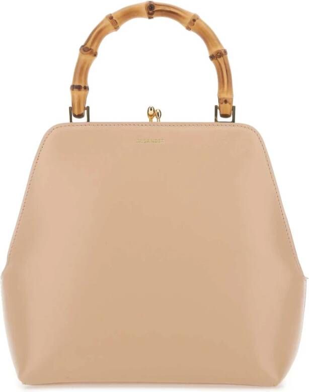 Maison Margiela Hobo bags Glam Slam Classique Padded Small Cream in wit