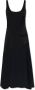 Jil Sander Zwarte jurk met decoratieve afwerking Black Dames - Thumbnail 1