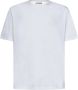 Jil Sander Heren Crewneck T-Shirt Klassiek Wit White Heren - Thumbnail 1