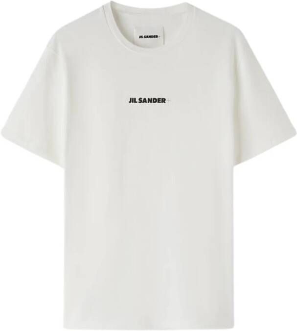 Jil Sander Heren SS T-shirt: Tijdloze Klassieker White Heren