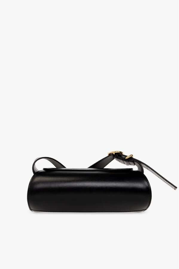 Jil Sander Shoppers Cannolo Mini Purse Leather Black in zwart - Foto 4