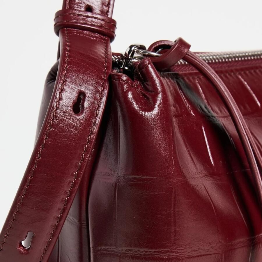 Jil Sander Empire SM Leren Tas Jasper Red Dames - Foto 2