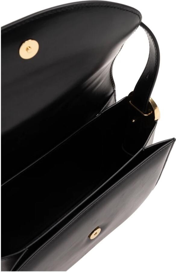 Jil Sander Schoudertas van kalfsleer met klep Black Dames - Foto 5