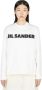 Jil Sander Witte Ribgebreide Crewneck T-shirts en Polos White - Thumbnail 10