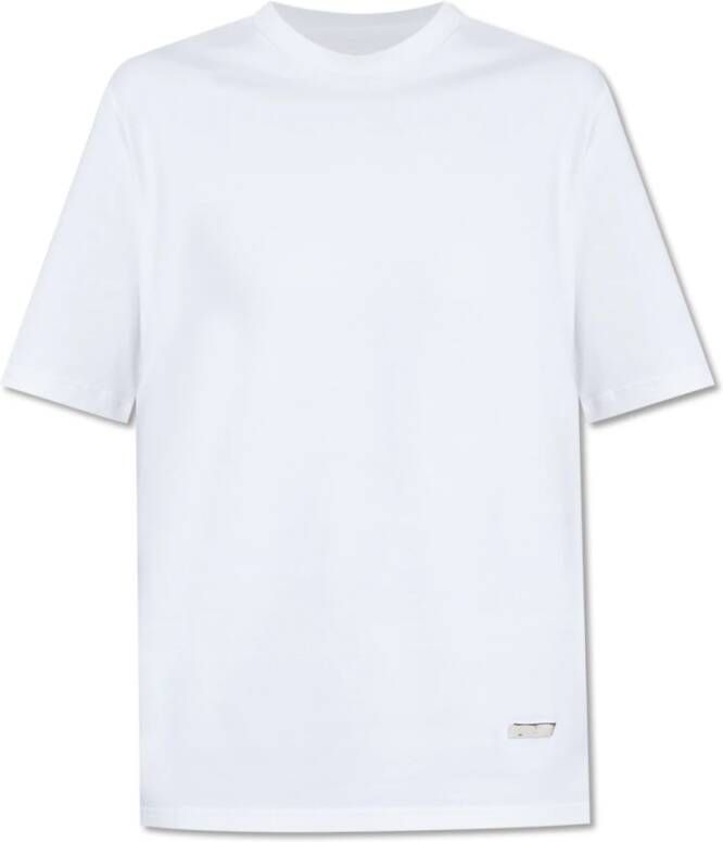 Jil Sander Katoenen T-shirt White Dames