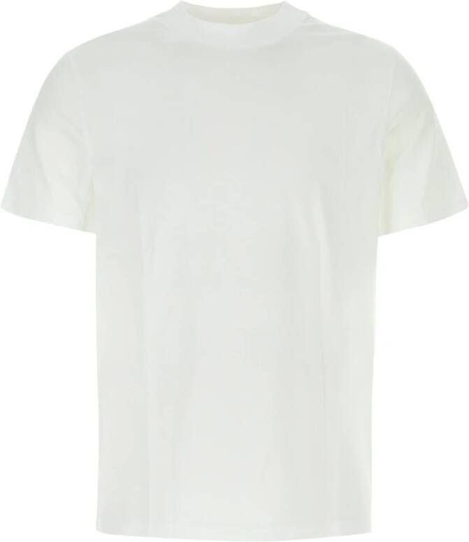 Jil Sander Klassiek Heren T-Shirt Tijdloze Stijl White Heren