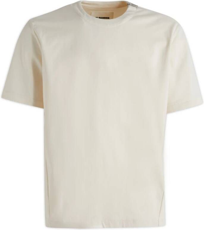 Jil Sander Klassiek T-Shirt White Heren