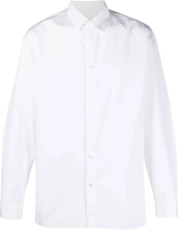 Jil Sander Klassieke Button-Up Overhemd met Lange Mouwen White Heren