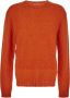 Jil Sander Klassieke Crew Neck Sweater Oranje Heren - Thumbnail 1