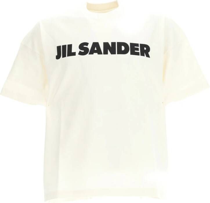 Jil Sander Moderne Heren T-Shirt voor elke gelegenheid Beige Heren