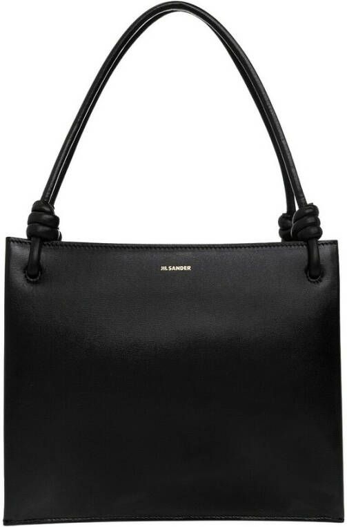 Jil Sander Leather handbag Zwart Dames