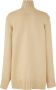 Jil Sander Lichtgele Coltrui Sweater Beige Dames - Thumbnail 1