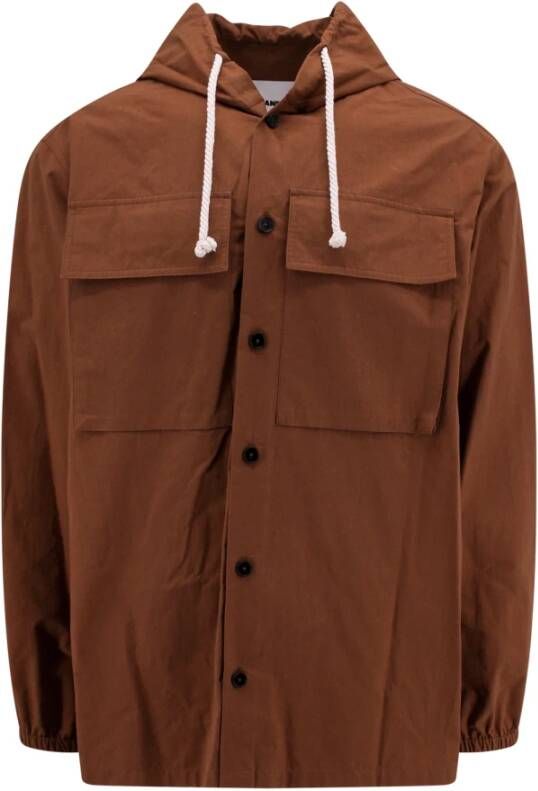 Jil Sander Light Jackets Bruin Heren