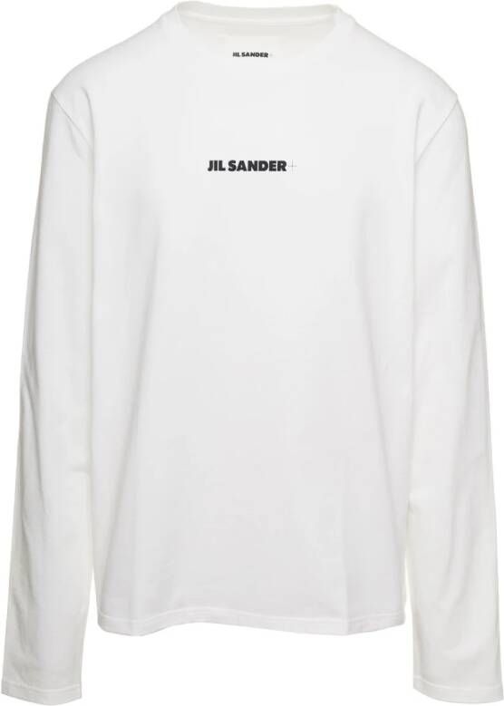 Jil Sander Long Sleeve Tops Wit Heren