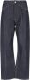 Jil Sander Blauwe Denim Jeans met Logo Patch Blue Heren - Thumbnail 1