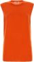 Jil Sander Luxe Cashmere Mouwloos Vest Oranje Dames - Thumbnail 1