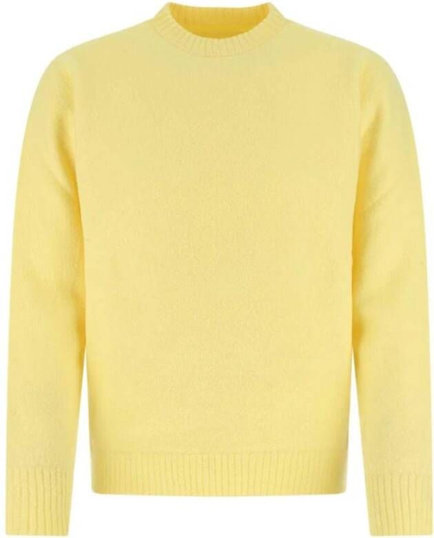 Jil Sander Men's Knitwear Geel Heren