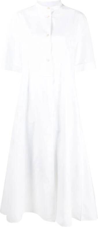 Jil Sander Dresses White Wit Dames