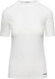 Jil Sander Witte T-shirt met Logo Print voor Dames White Dames - Thumbnail 1