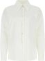 Jil Sander Oversized Poplin Overhemd White Dames - Thumbnail 1