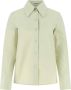 Jil Sander Pastelgroen Poplin Overhemd Stijlvol Ontwerp Groen Dames - Thumbnail 1