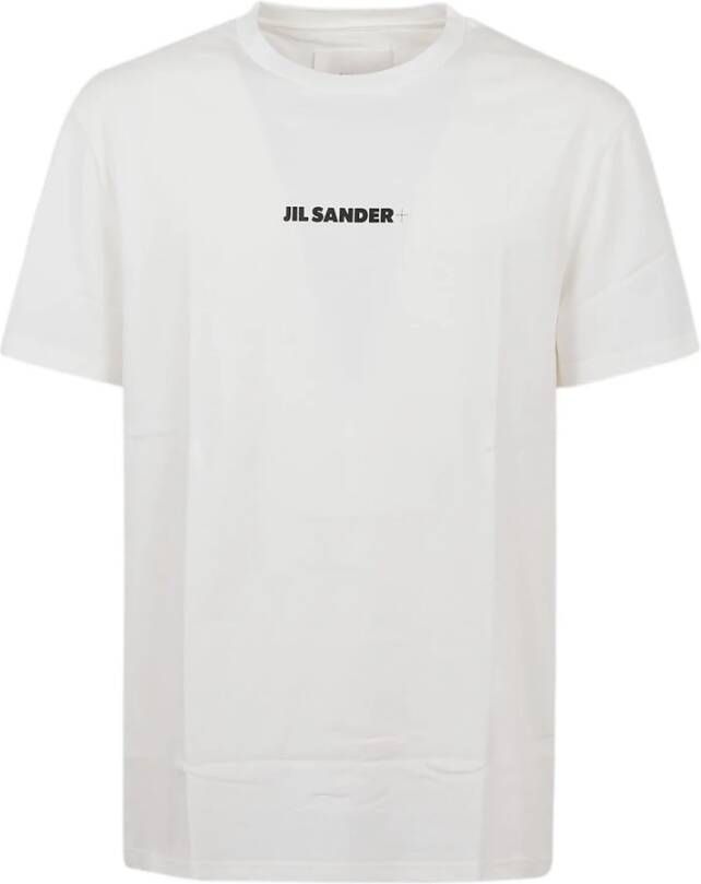 Jil Sander Porselein T-Shirt SS Wit Heren