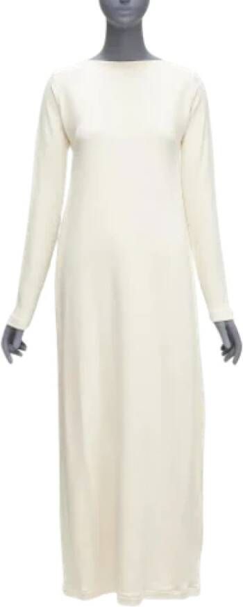 Jil Sander Pre-owned Cotton dresses White Dames
