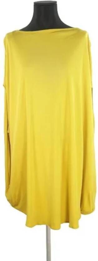 Jil Sander Pre-owned Fabric tops Yellow Dames