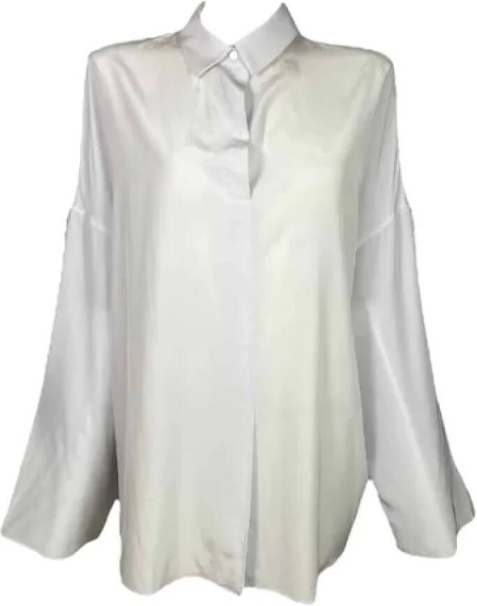 Jil Sander Pre-owned Fabric tops White Dames