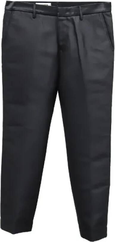 Jil Sander Pre-owned Cotton bottoms Zwart Dames