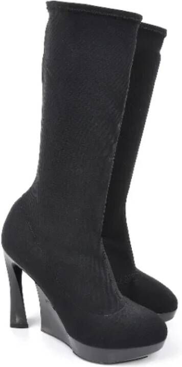 Jil Sander Pre-owned Fabric boots Zwart Dames