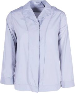 Jil Sander Pre-owned Pre-owned Jil Sander Grey Long Sleeve Shirt Blauw Dames