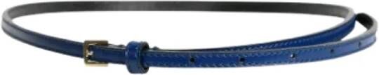 Jil Sander Pre-owned Leather belts Blauw Dames