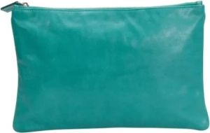Jil Sander Pre-owned Pre-owned Leather clutches Groen Dames