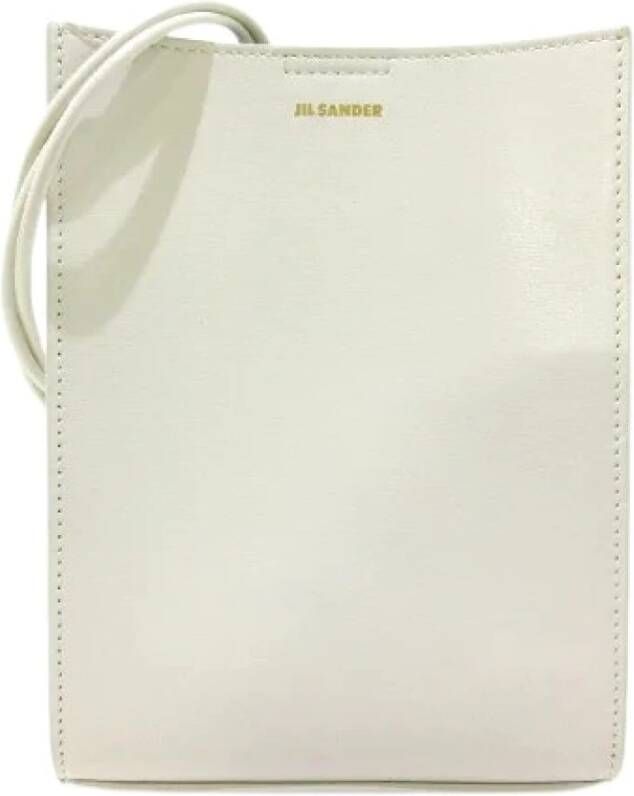 Jil Sander Pre-owned Pre-owned Leather shoulder-bags Wit Dames