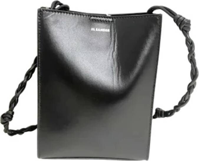 Jil Sander Pre-owned Pre-owned Leather shoulder-bags Zwart Dames