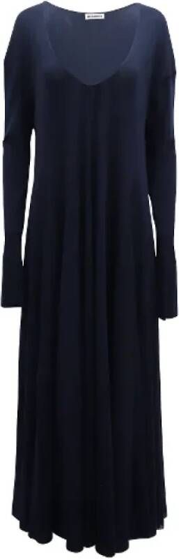 Jil Sander Pre-owned Polyester dresses Blauw Dames