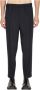 Jil Sander Slim-Fit Nachtblauwe Katoenen Broek met Feston Detail Blue Heren - Thumbnail 3