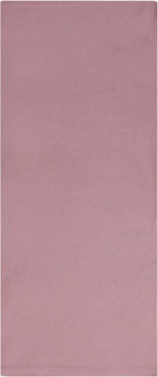 Jil Sander Roze Cashmere Logo Patch Sjaal Pink Dames