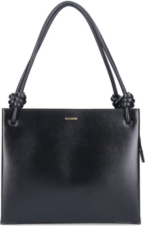 Jil Sander Schoudertas Zwart Dames