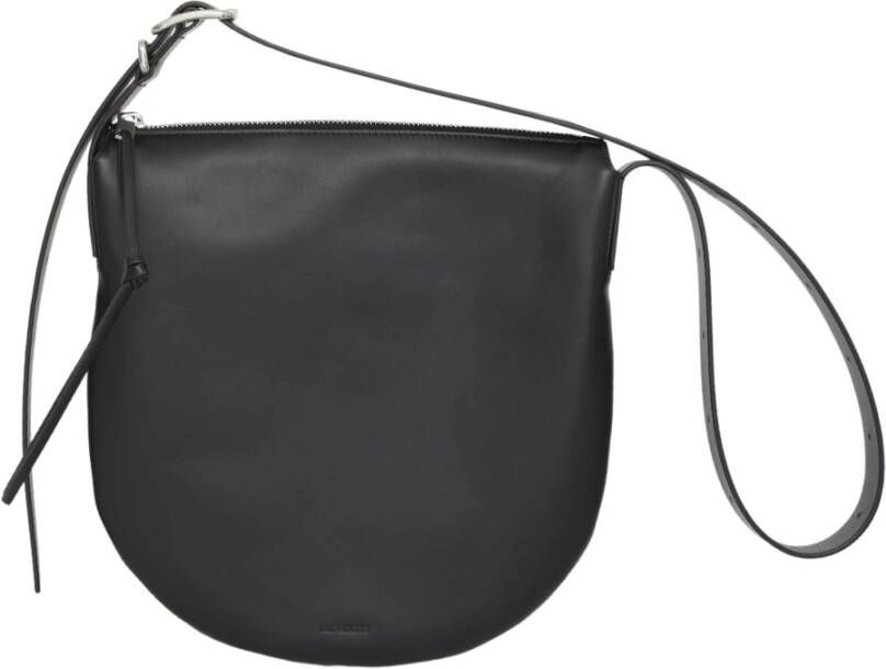 Jil Sander Schoudertas Zwart Dames