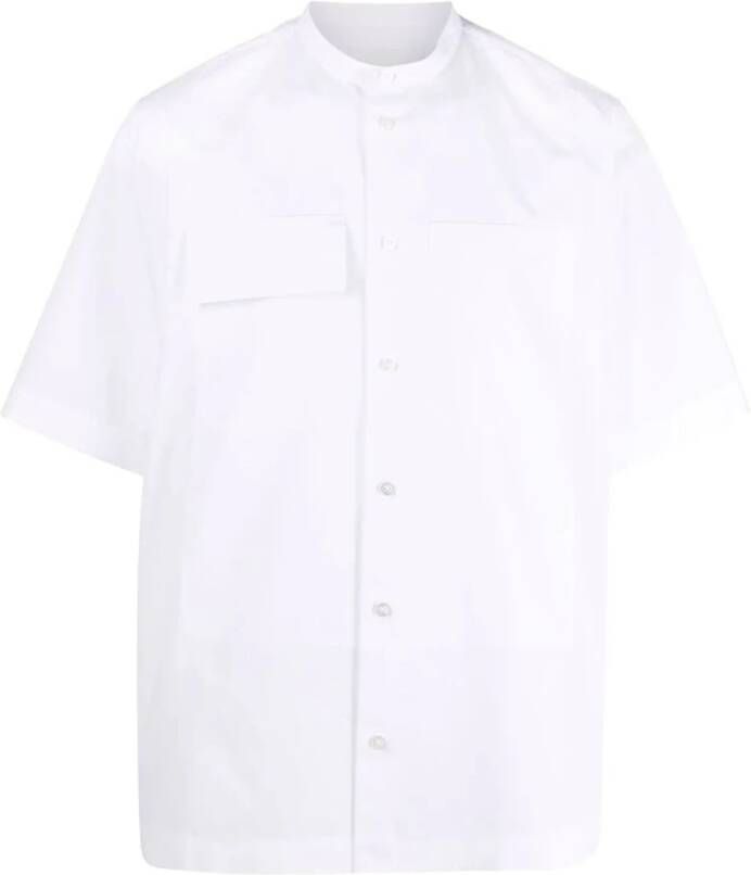 Jil Sander Shirt met korte mouwen White Heren