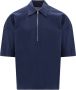 Jil Sander Short Sleeve Shirts Blauw Heren - Thumbnail 1